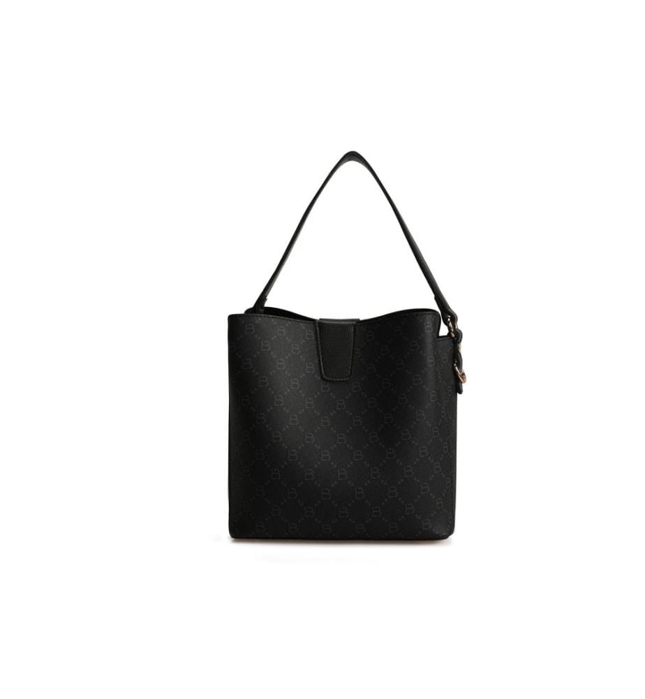 Sac à dos, noir, gris, 100% cuir polyvinylique