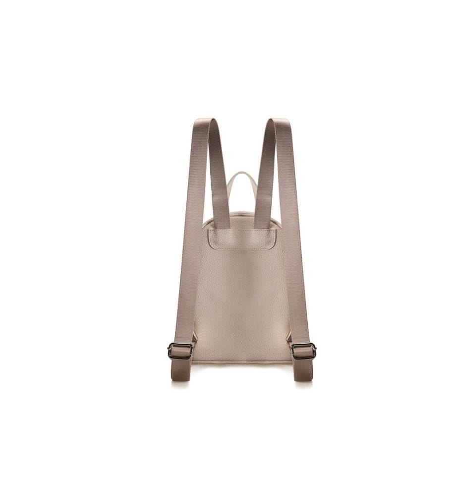 Rucksack, Creme, 100% Polyvinyl Leder