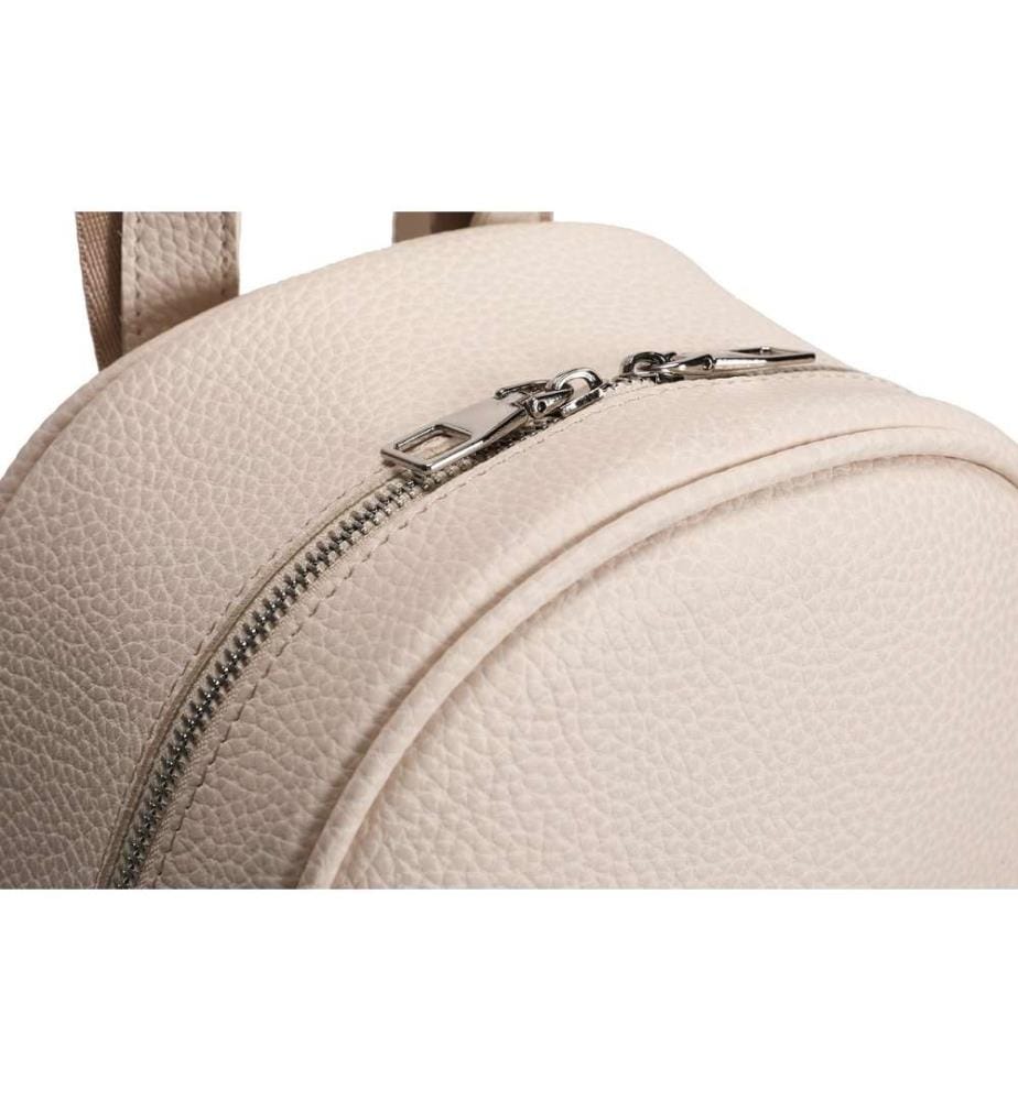 Rucksack, Creme, 100% Polyvinyl Leder