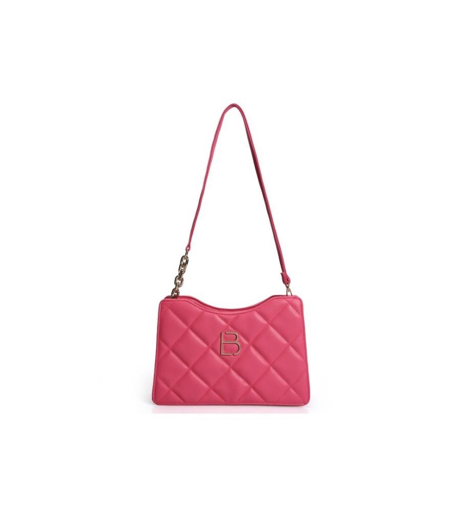 Umhängetasche, Rosa, 100% Polyvinyl Leder