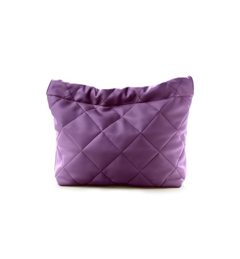 Umhängetasche, Lila, 100% Polyvinyl Leder