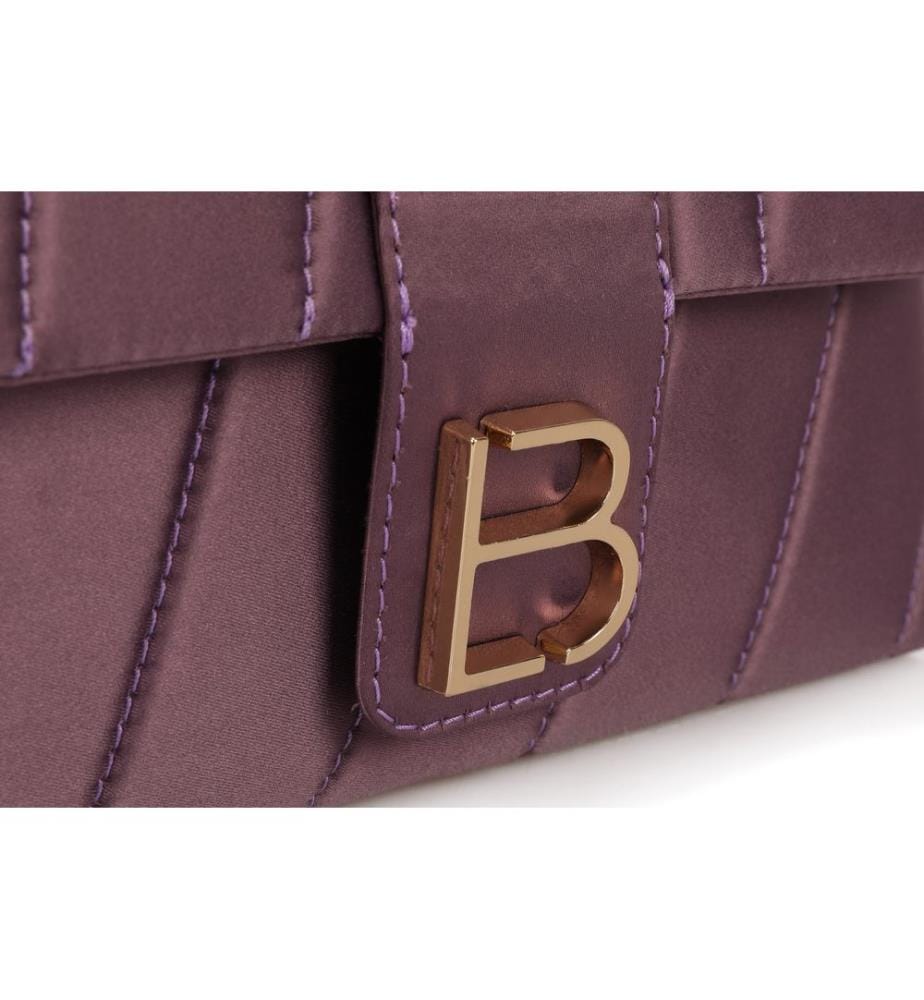Borsa a tracolla, viola, 100% POLIVINILCUOIO