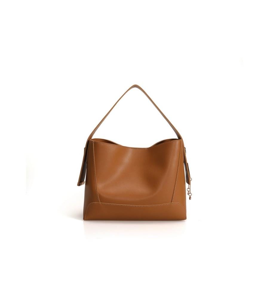 Borsa a tracolla, Senape, 100% pelle di polivinile
