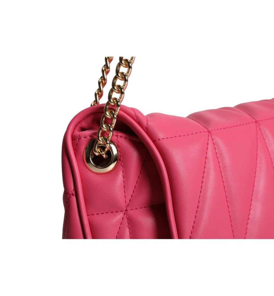 Sac à bandoulière, rose, 100% cuir de polyvinyle