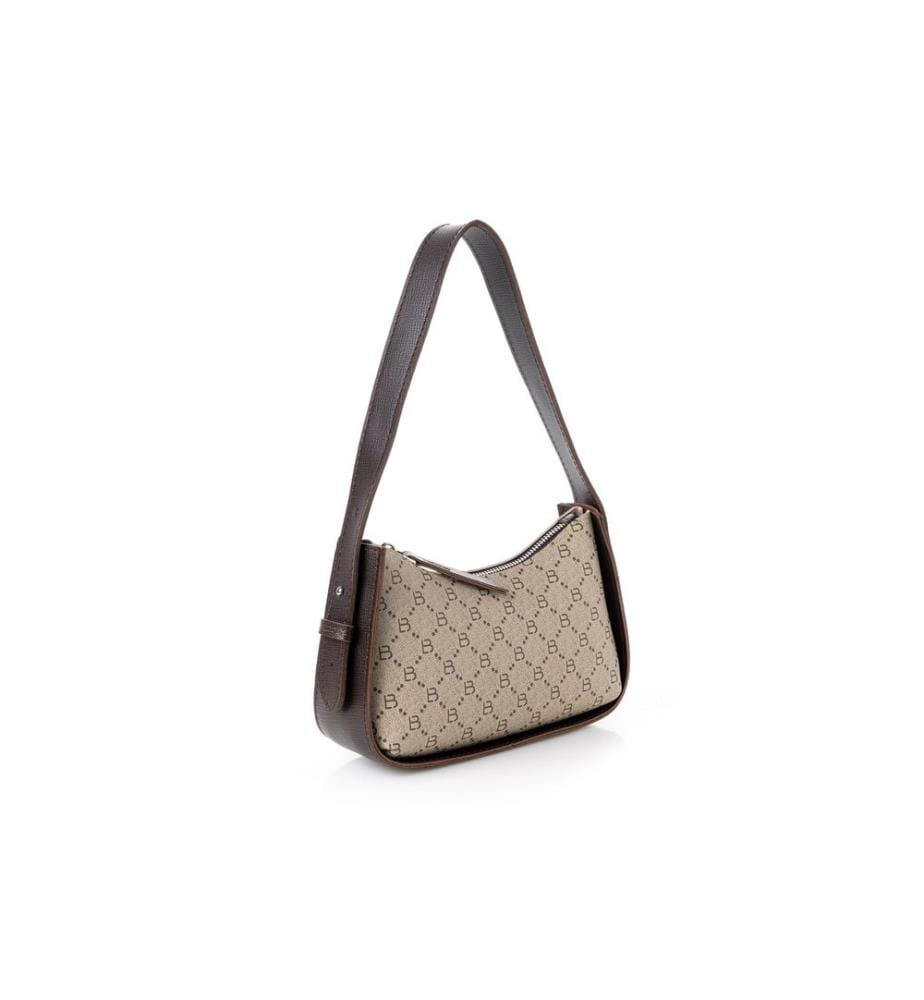 Sac à bandoulière, crème, marron, 100 % POLYVINYL LEATHER