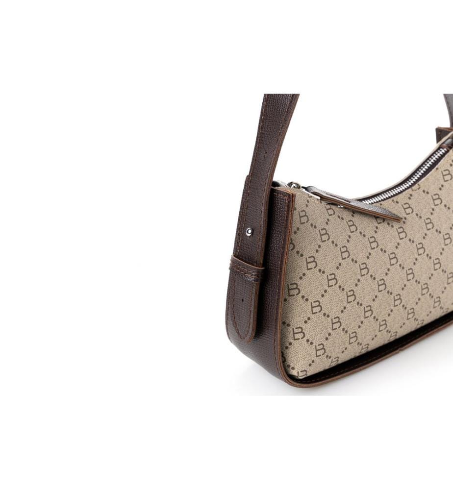 Sac à bandoulière, crème, marron, 100 % POLYVINYL LEATHER