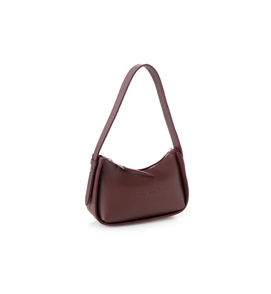 Sac à bandoulière, rouge bordeaux, 100 % POLYVINYL LEATHER