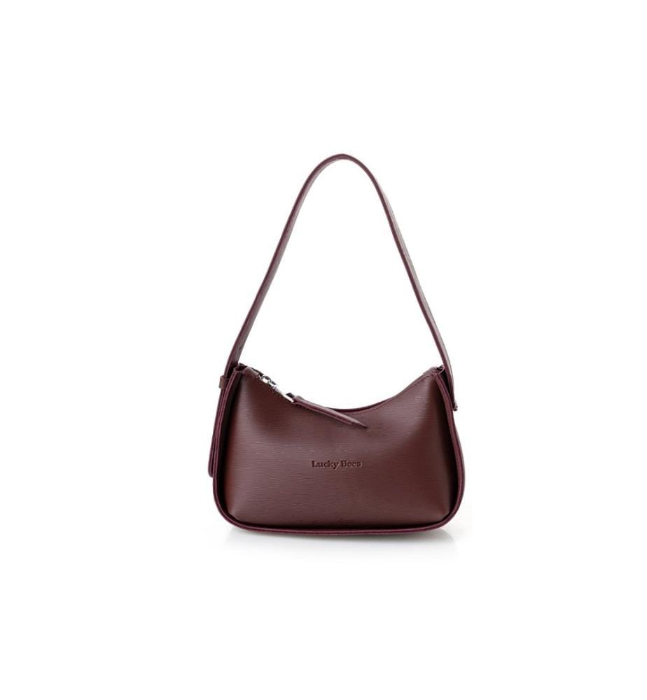 Sac à bandoulière, rouge bordeaux, 100 % POLYVINYL LEATHER