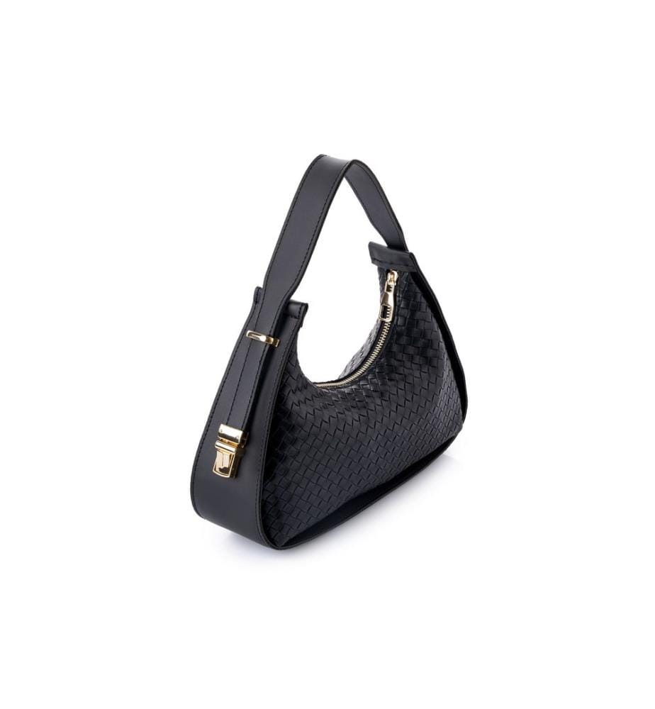 Handtasche, Anthrazit, 100 % POLYVINYL-LEDER