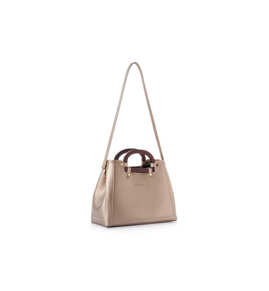 Sac à main, doré, 100 % POLYVINYL LEATHER