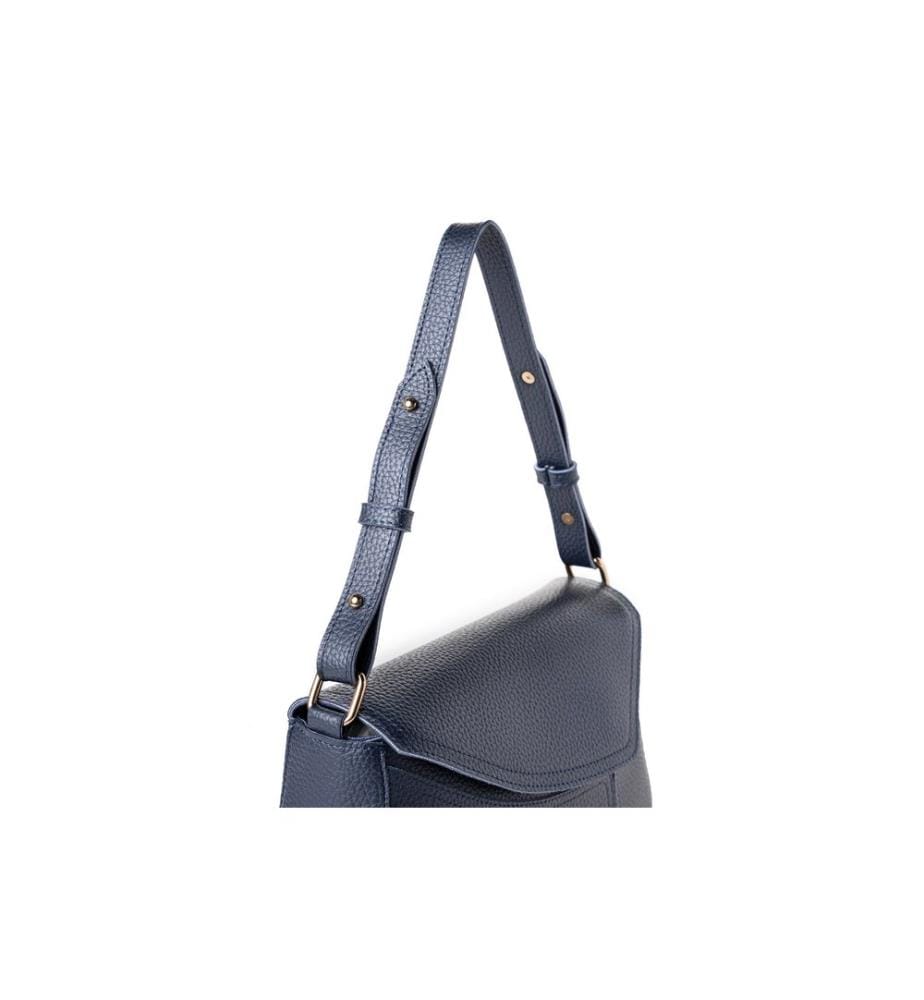 Sac à bandoulière, bleu foncé, 100 % POLYVINYL LEATHER