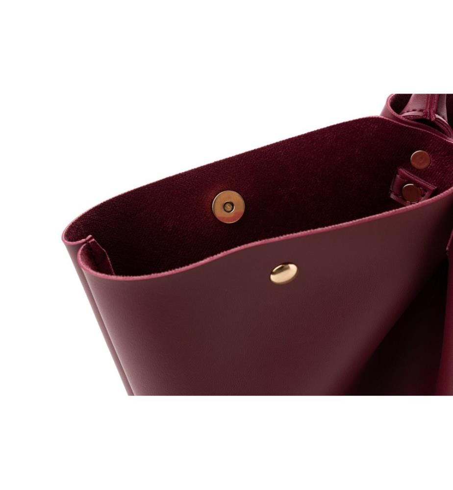 Sac fourre-tout, rouge bordeaux, 100 % POLYVINYL LEATHER