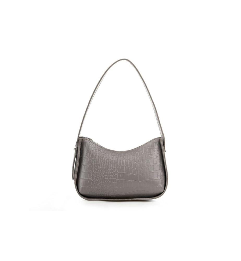Sac à bandoulière, gris, 100 % POLYVINYL LEATHER