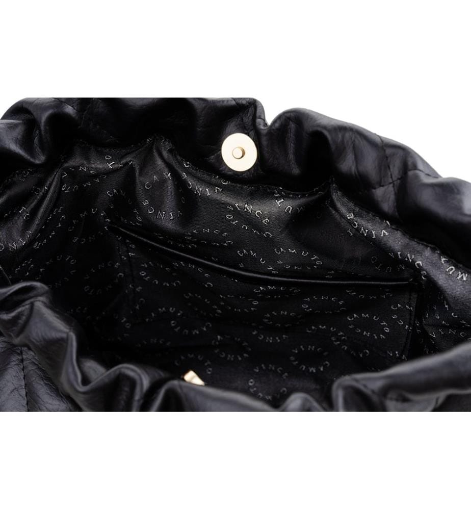 Umhängetasche, schwarz, 100 % POLYVINYL-LEDER
