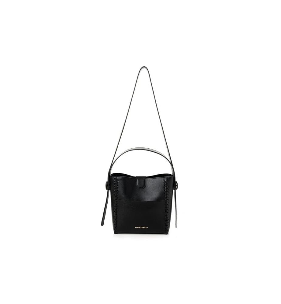 Umhängetasche, schwarz, 100 % POLYVINYL-LEDER