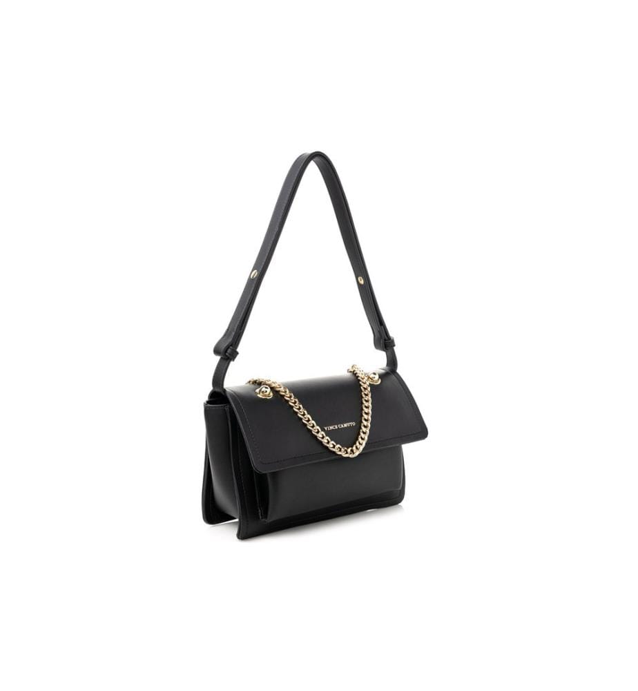 Umhängetasche, schwarz, 100 % POLYVINYL-LEDER