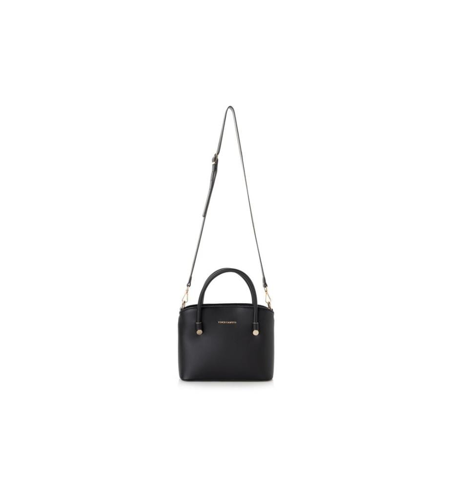 Handtasche, schwarz, 100 % POLYVINYL-LEDER