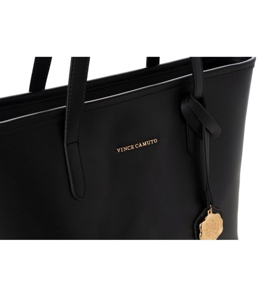 Tragetasche, schwarz, 100 % POLYVINYL-LEDER