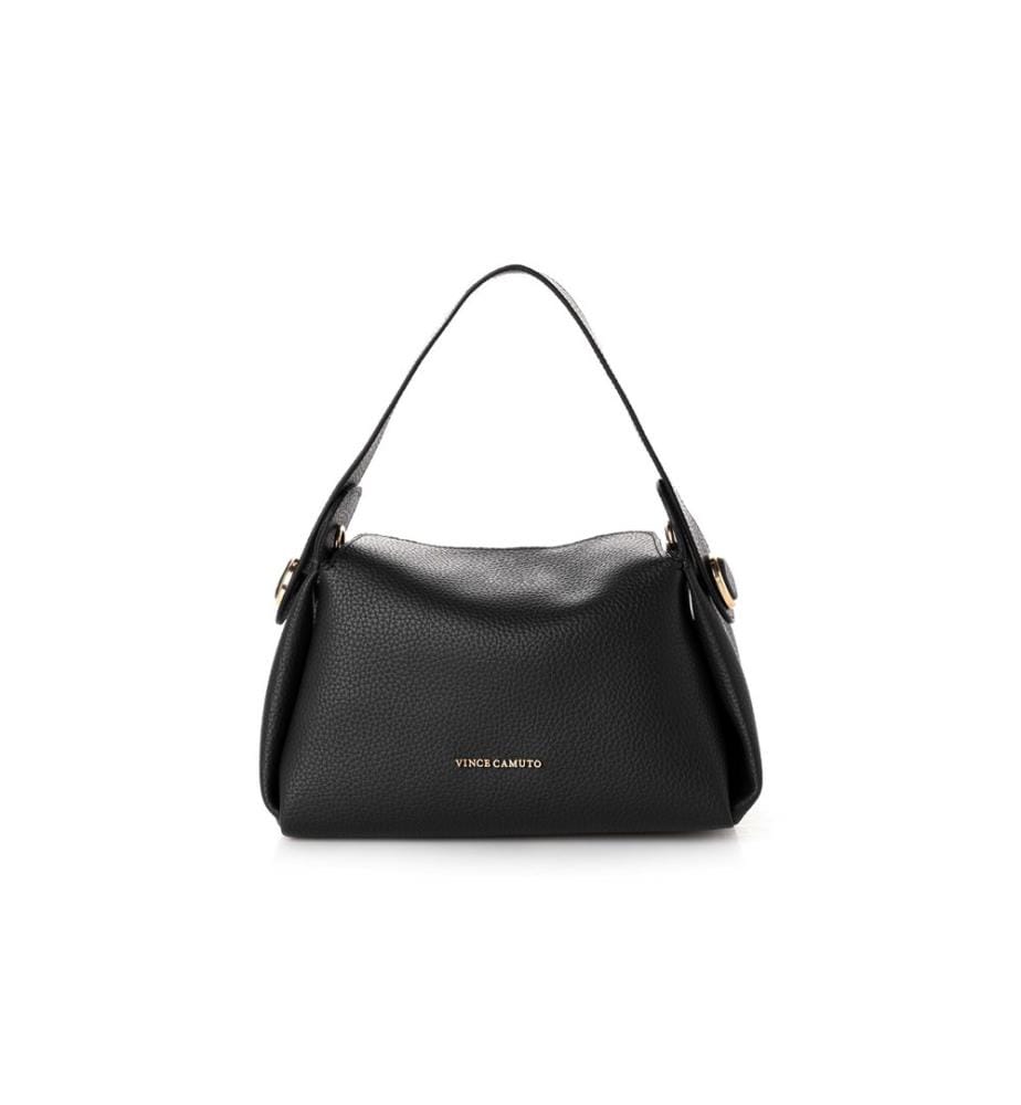 Handtasche, schwarz, 100 % POLYVINYL-LEDER