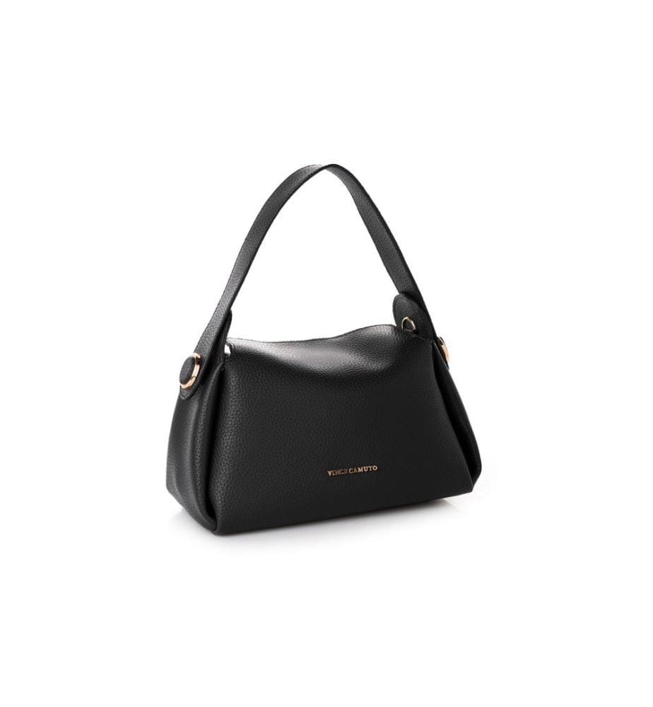 Handtasche, schwarz, 100 % POLYVINYL-LEDER
