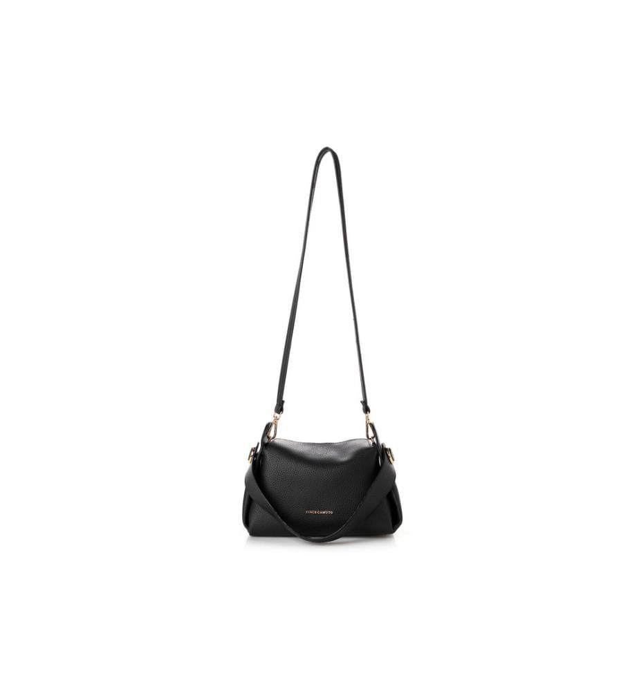 Handtasche, schwarz, 100 % POLYVINYL-LEDER