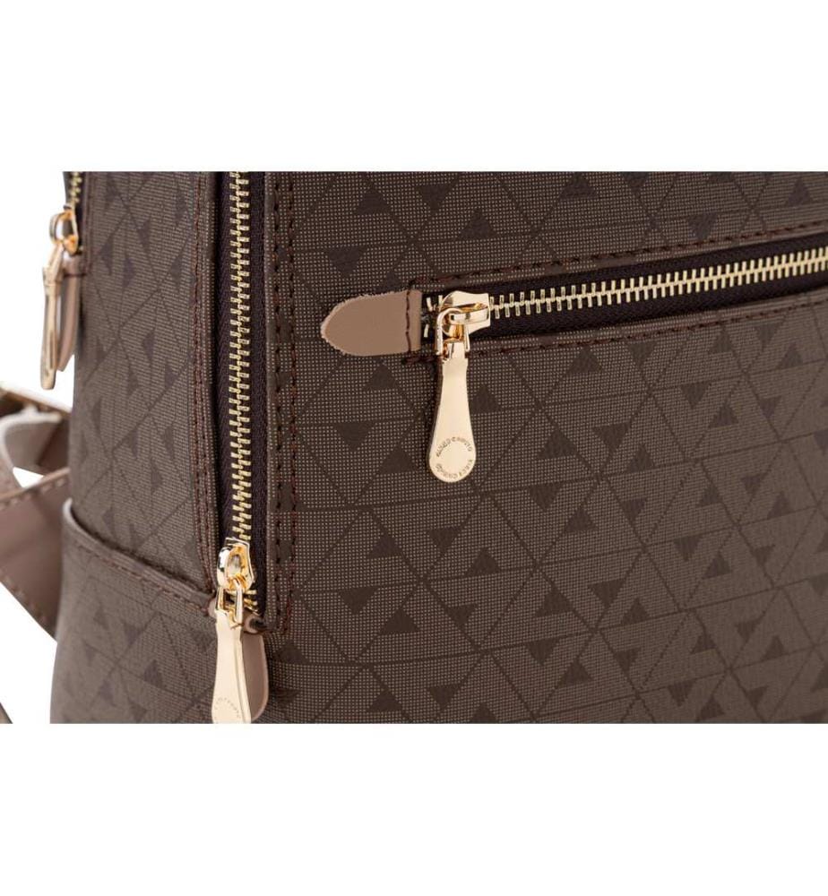 Sac à dos, marron, 100 % POLYVINYL LEATHER