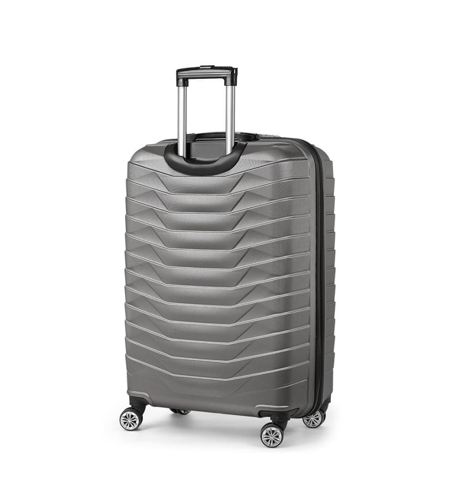 Set de valises, 3 pièces, Anthracite, 100% ABS