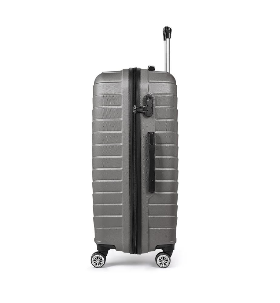 Set de valises, 3 pièces, Anthracite, 100% ABS