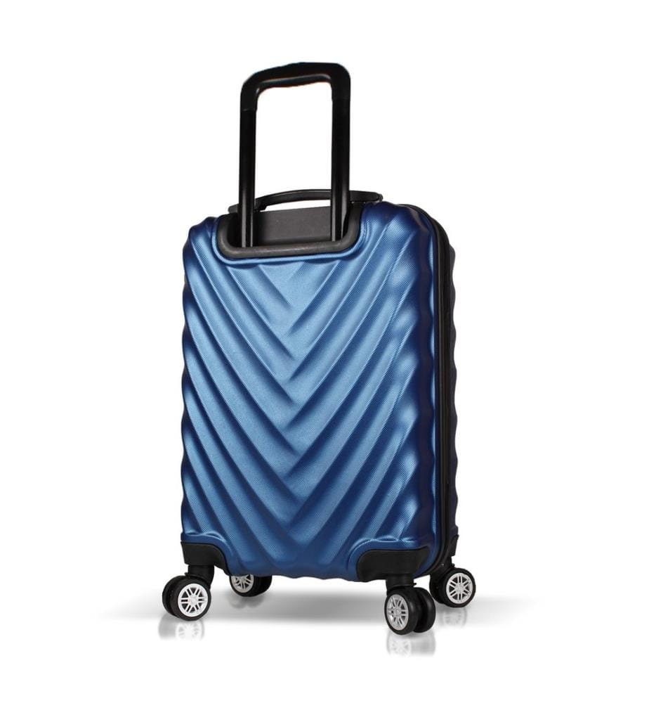 Valise, bleu foncé, 100% ABS