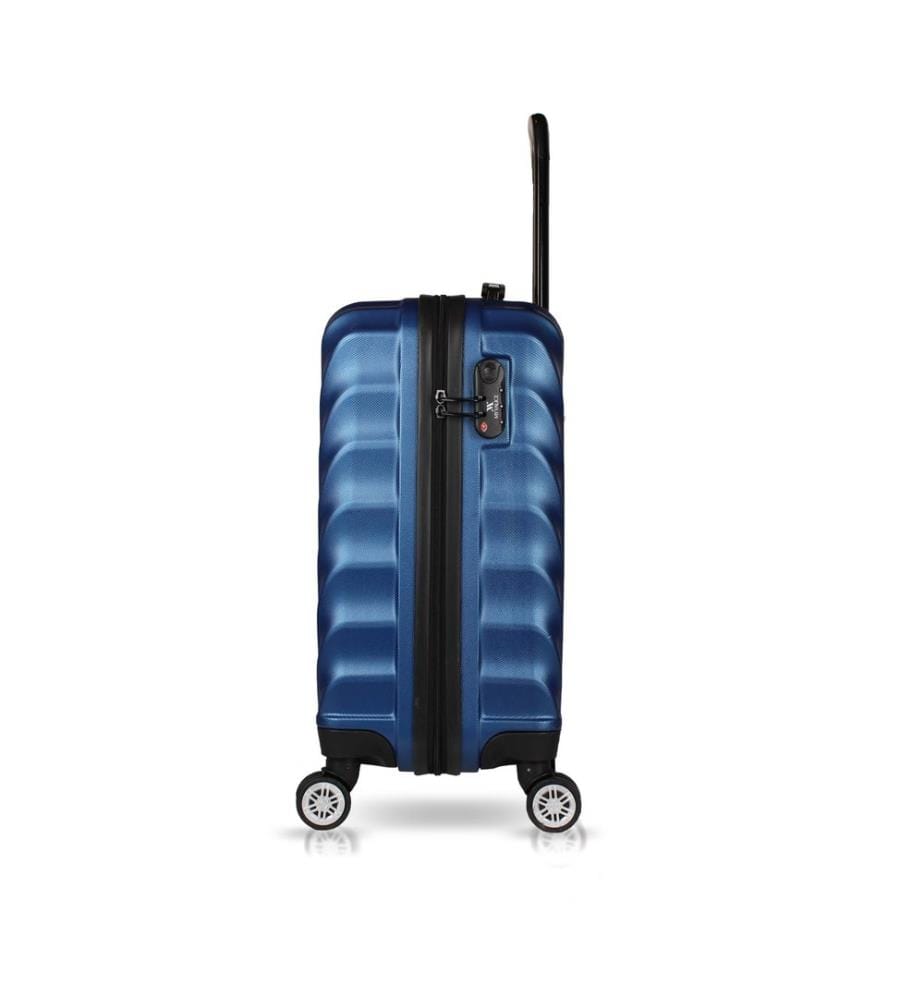 Valise, bleu foncé, 100% ABS