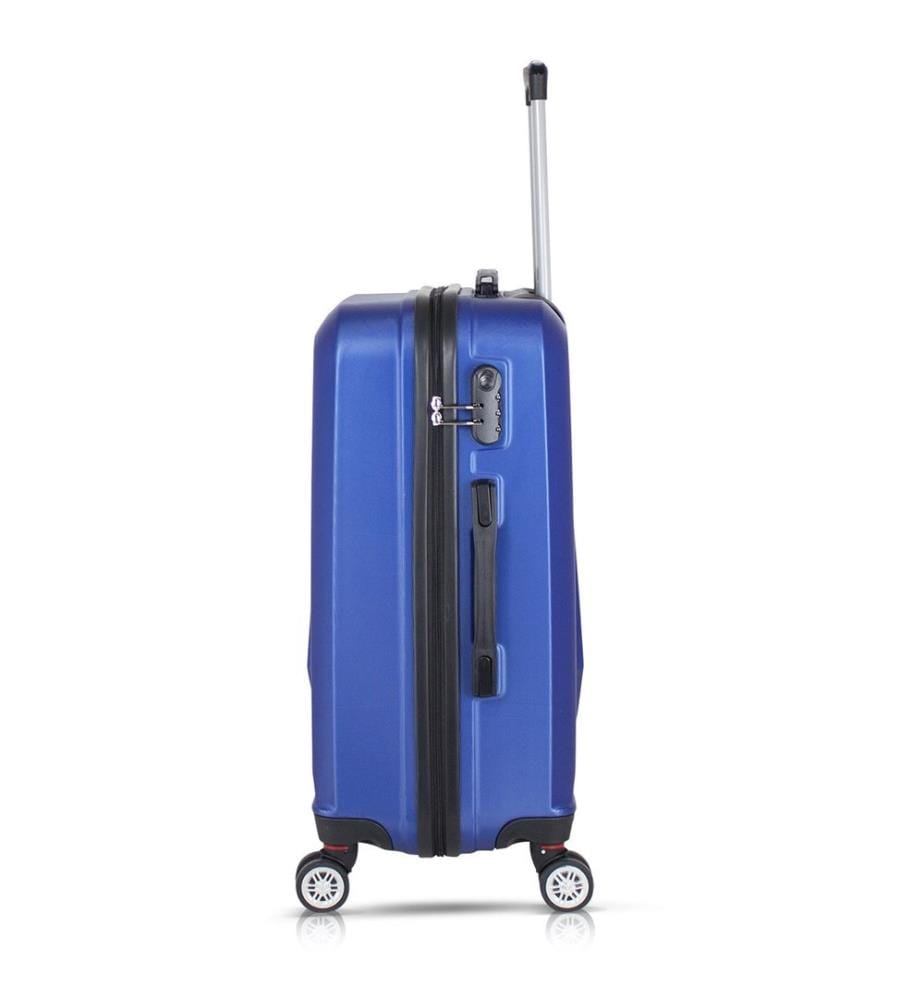 Set de valises, 2 pièces, bleu, 100% ABS