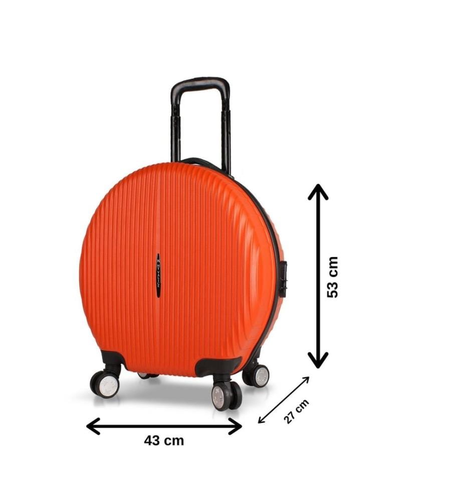 Valise, orange, 100% ABS