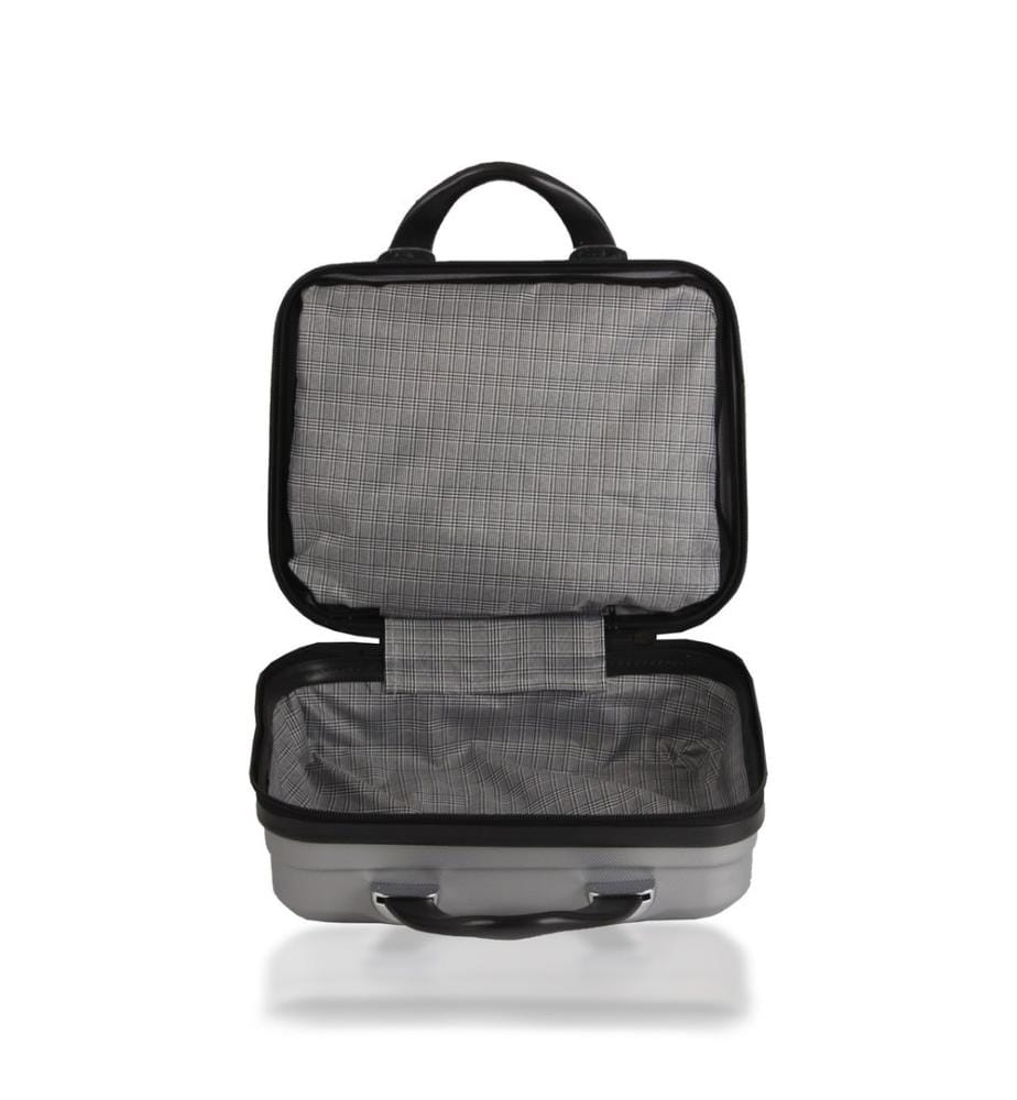 Ensemble de valises, 2 pièces, or rose, 100 % ABS, vis en acier
