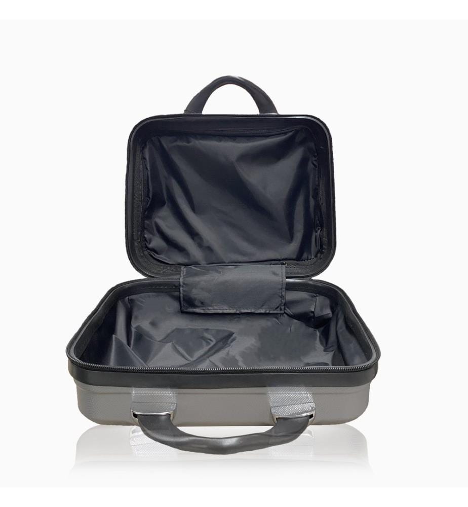 Ensemble de valises, 2 pièces, bleu, 100 % ABS, vis en acier