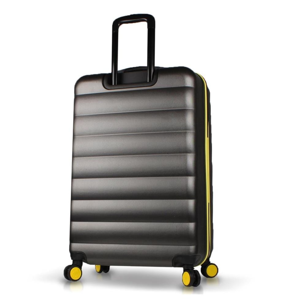 Valise, anthracite, 100 % ABS, vis en acier
