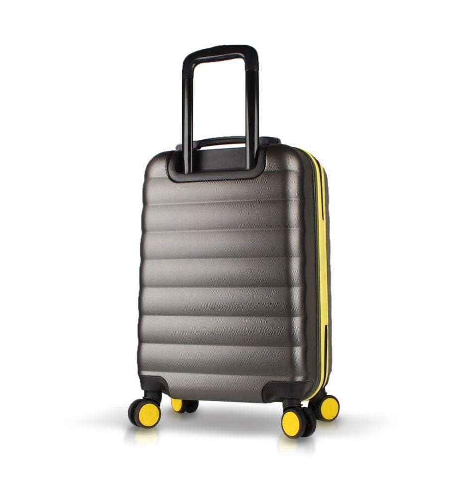 Valise, anthracite, 100 % ABS, vis en acier