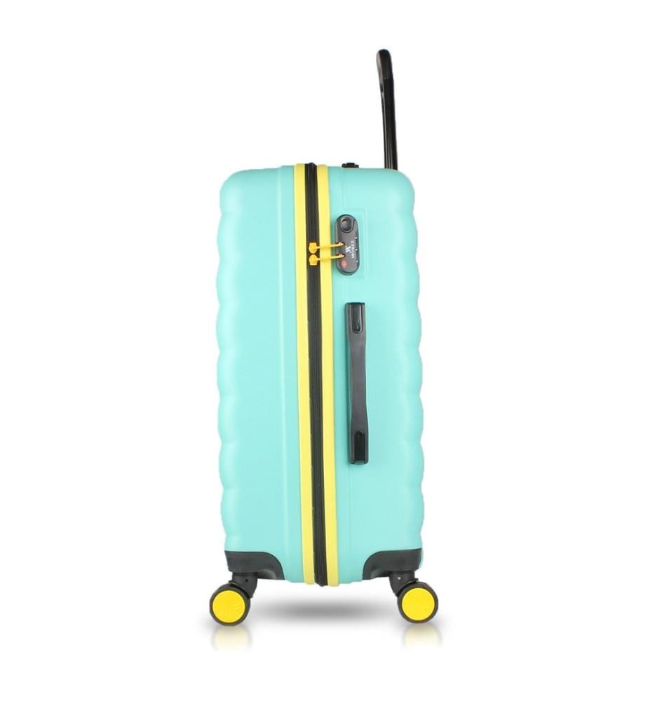 Set de valises, 2 pièces, menthe, 100 % ABS, vis en acier