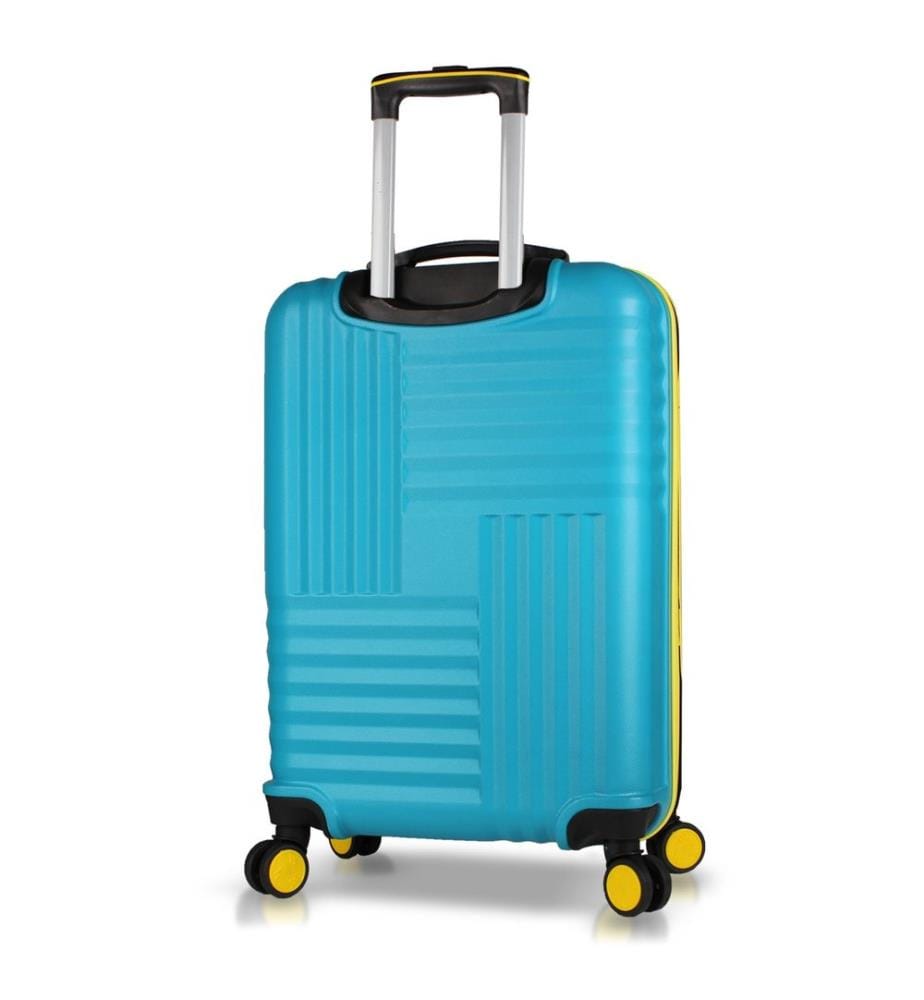 Valise, turquoise, 100 % ABS, vis en acier