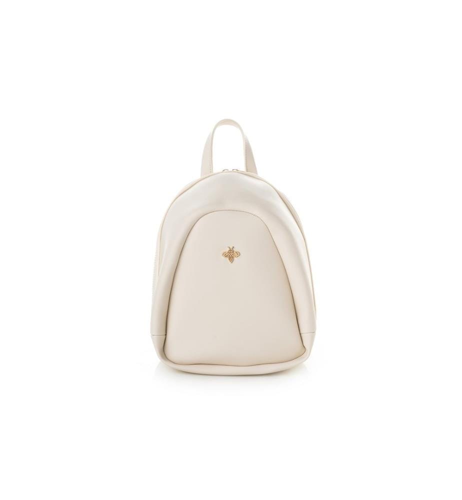 Rucksack, Creme, 100 % Polyvinylleder