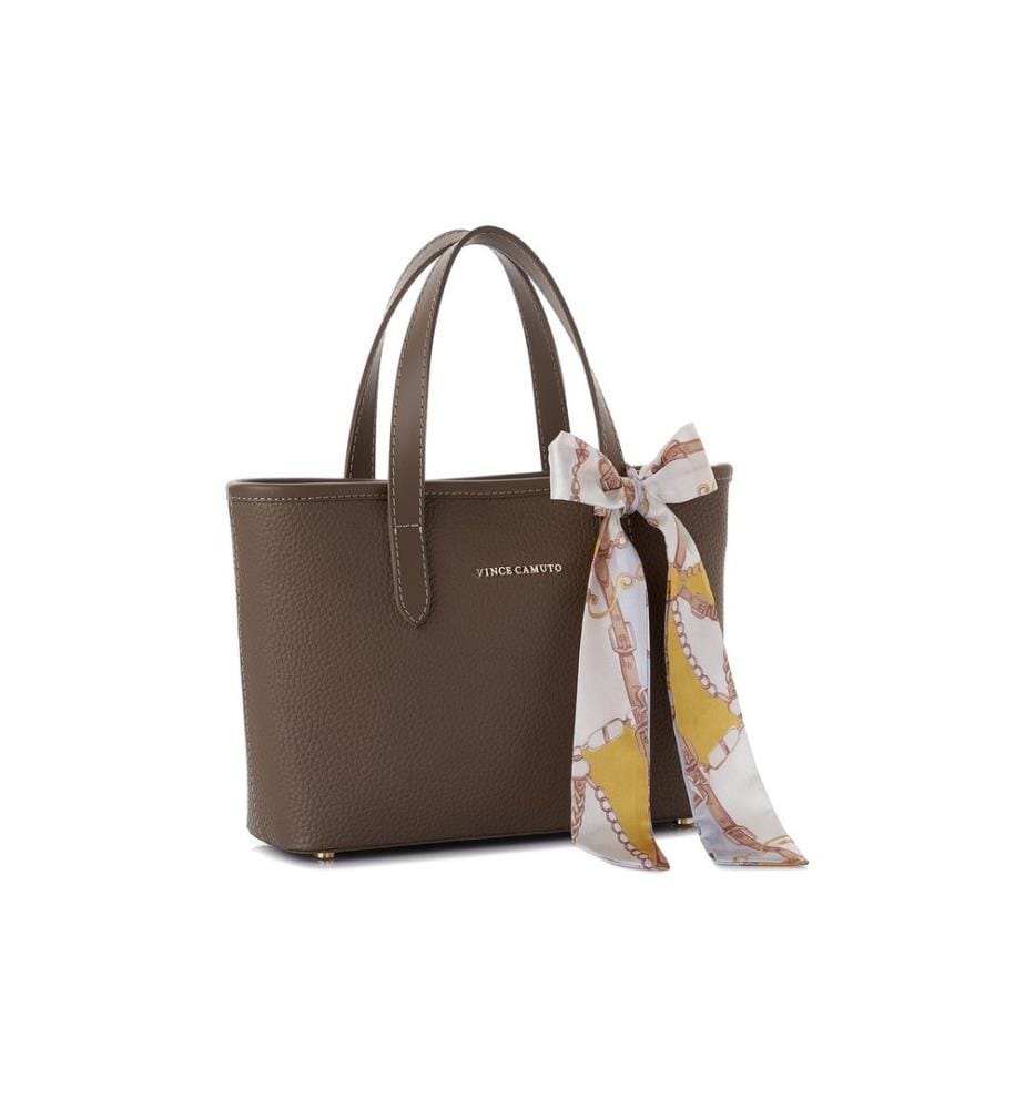 Handtasche, 100 % Polyvinylleder, Dunkelbraun
