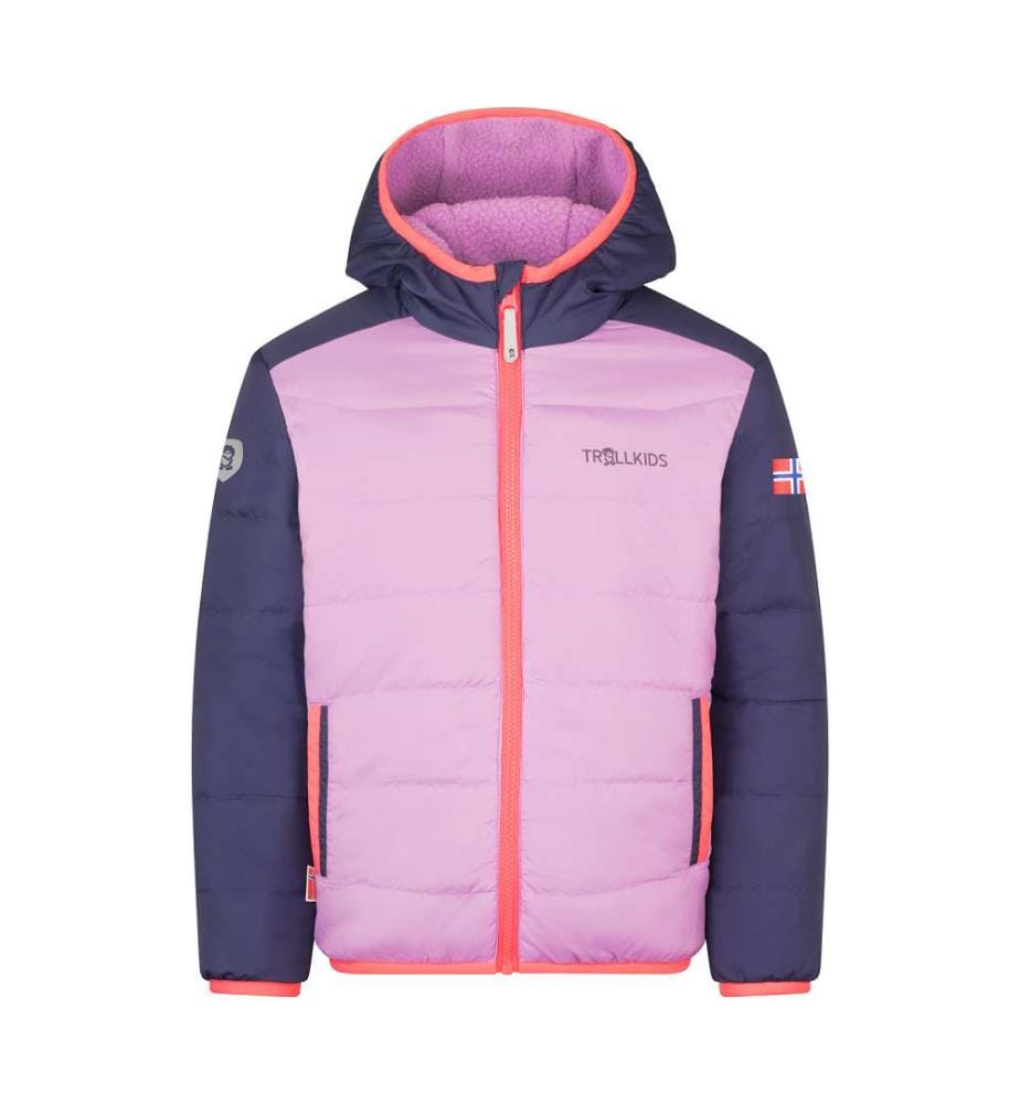 Trollkids Windproof fleece jacket - light violet… | DeinDeal
