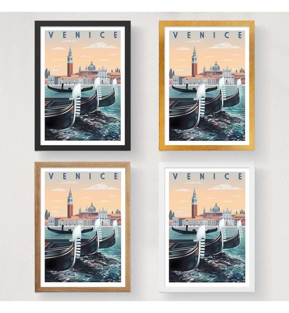 Poster A4, Mehrfarbig, 100% Mattes Satin