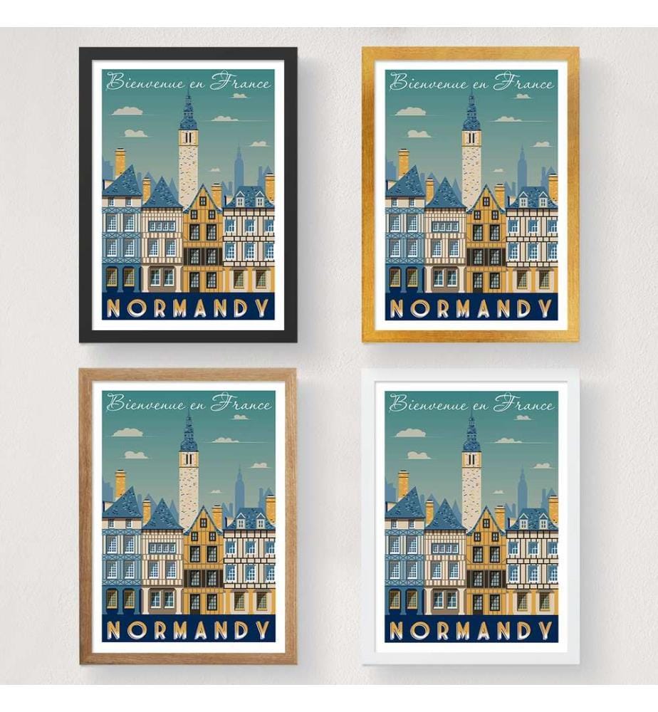Poster A4, Mehrfarbig, 100% Mattes Satin
