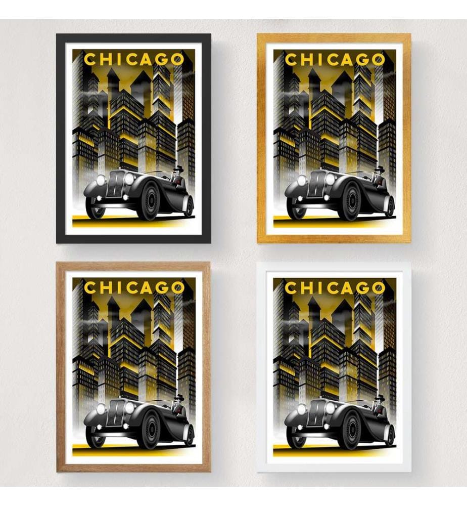 Poster A4, Mehrfarbig, 100% Mattes Satin