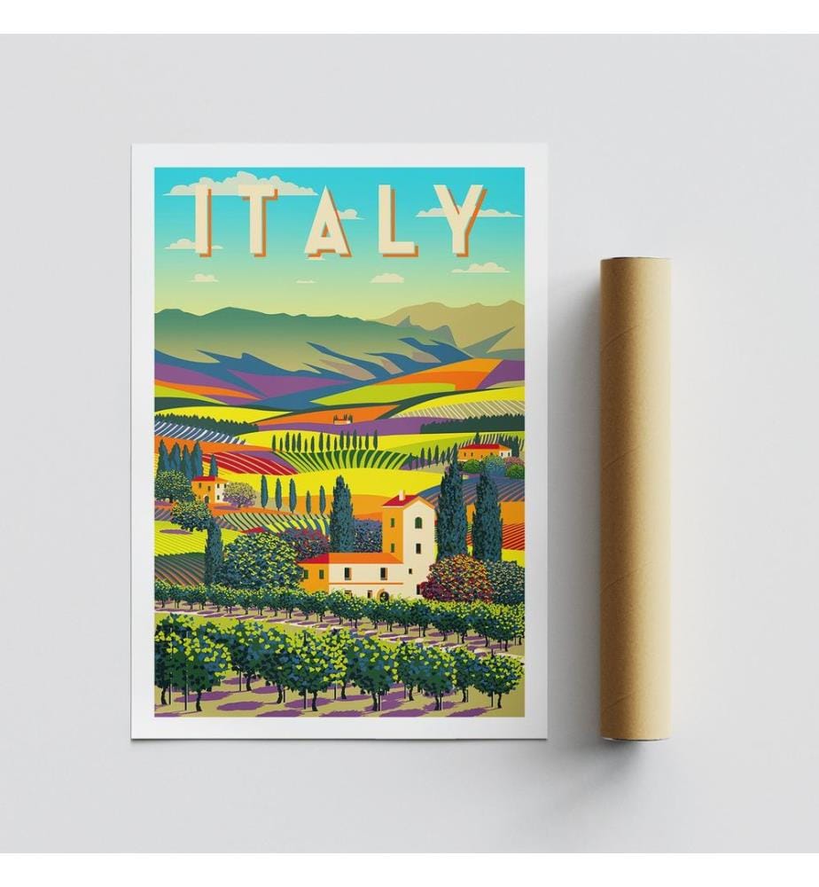 Poster A4, Mehrfarbig, 100% Mattes Satin