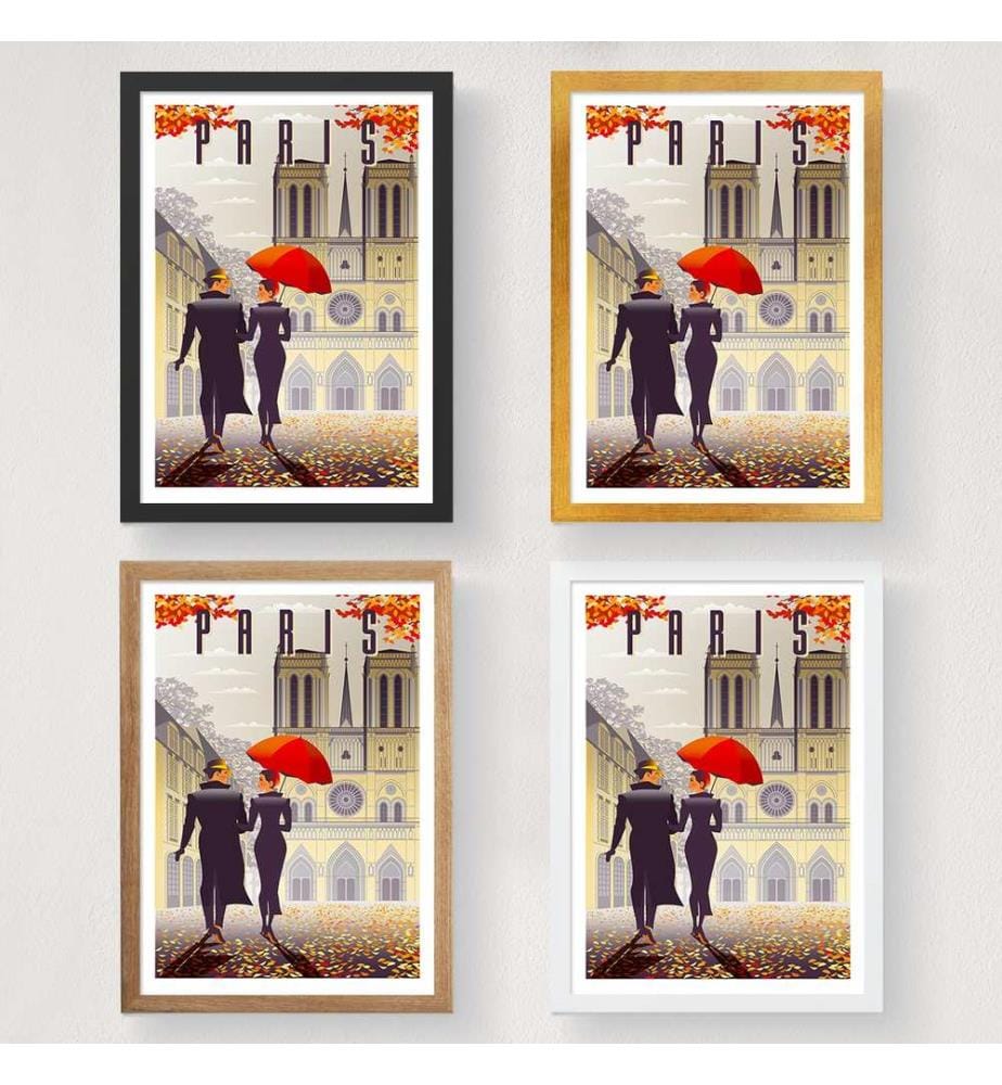 Poster A4, Mehrfarbig, 100% Mattes Satin