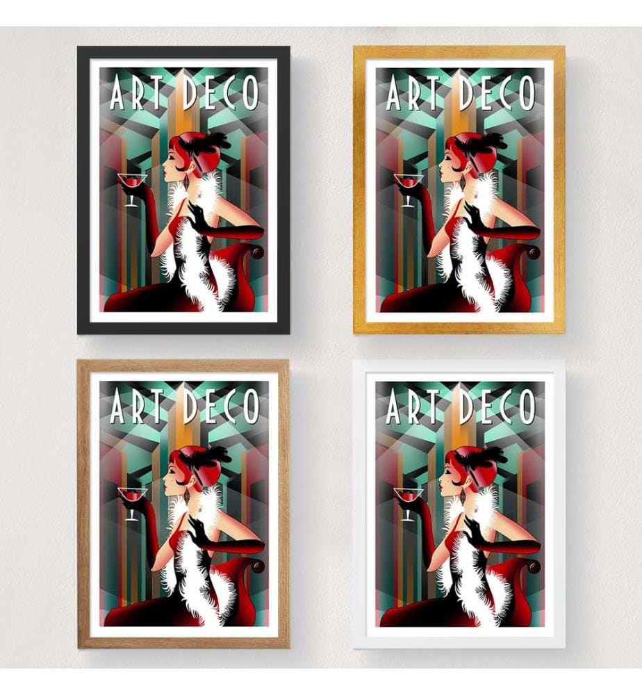 Poster A4, Mehrfarbig, 100% Mattes Satin