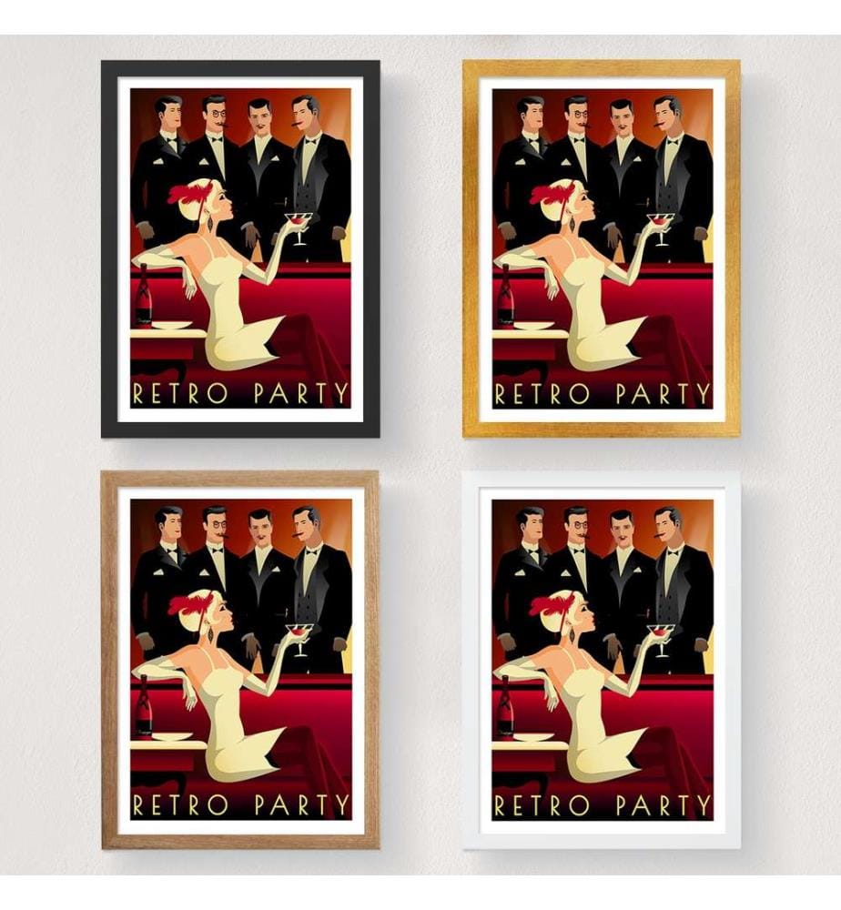 Poster A4, Mehrfarbig, 100% Mattes Satin
