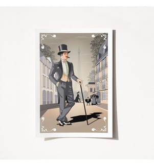Poster A4, Mehrfarbig, 100% Mattes Satin