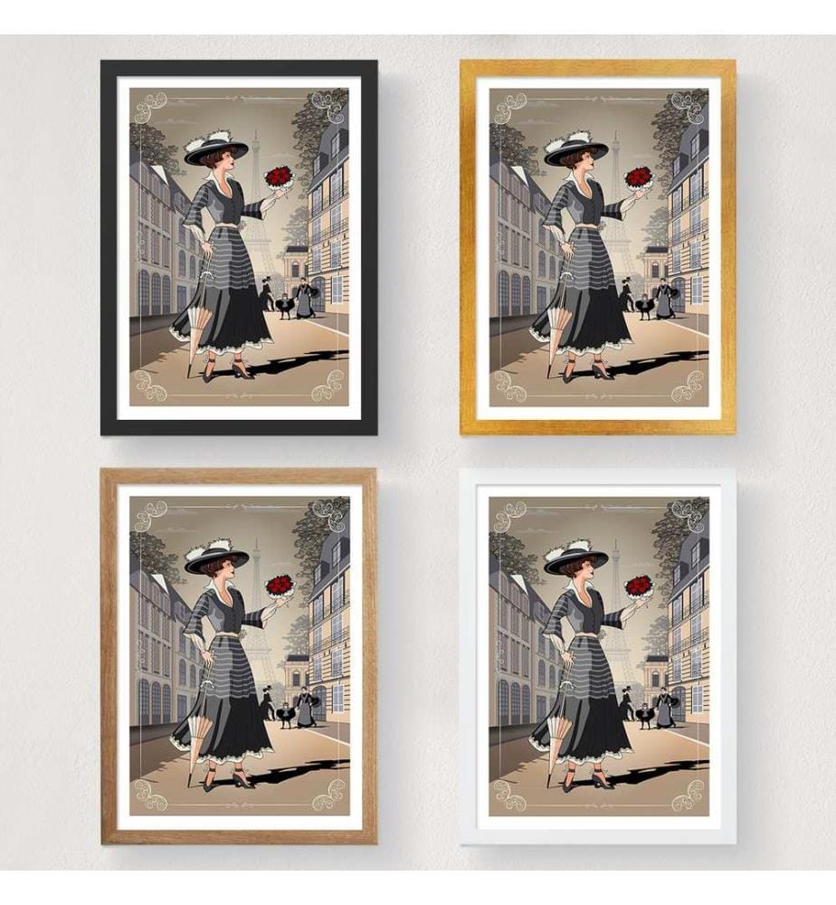 Poster A4, Mehrfarbig, 100% Mattes Satin